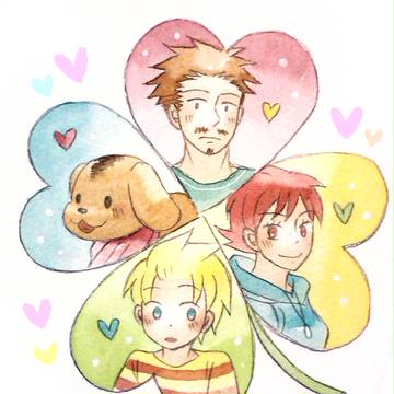 ハートが四つ