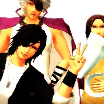 ［MMD]仲良し三人組[戦国BASARA]