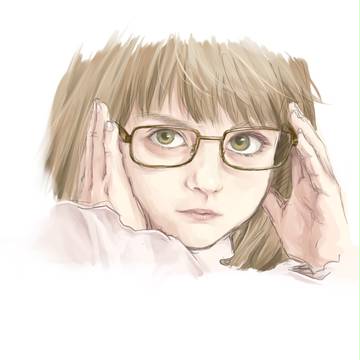 外国幼女もしゃもしゃ