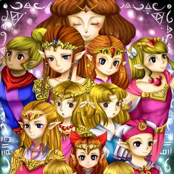 全シリーズゼルダ姫