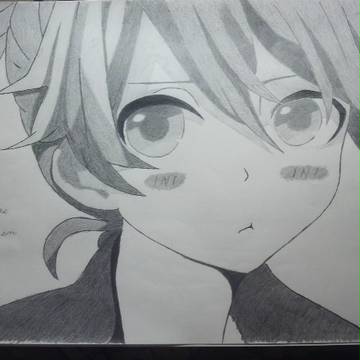 鏡音レンを描いてみた