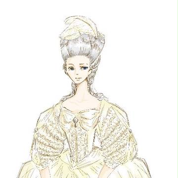 ロココ風ドレス