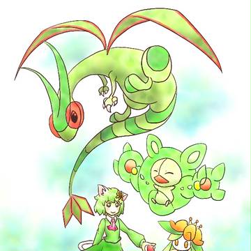 きみどり色のあの娘【オリキャラ＋ポケモン注意】