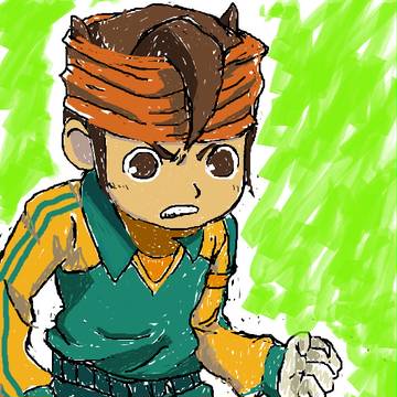 イナズマイレブンの円堂守をマウスで