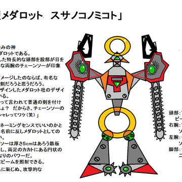 【オリジナル】SSN型　スサノコノミコト　【メダロット】