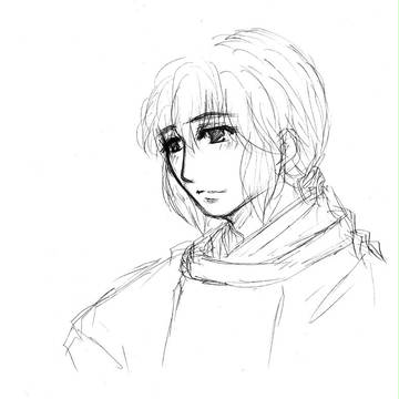 雛祭りイラストラフ？(弁慶)