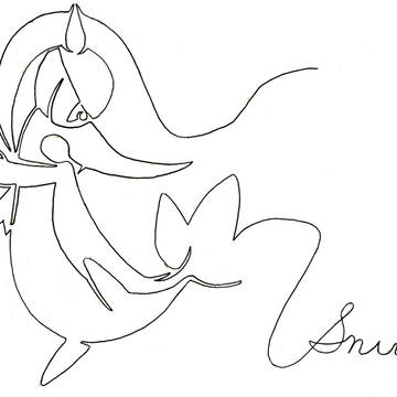 一筆描きツタ姫をほどいてます(笑)
