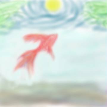 視点がぼやけたような錯覚を受ける画像