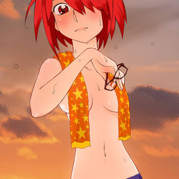 夕日