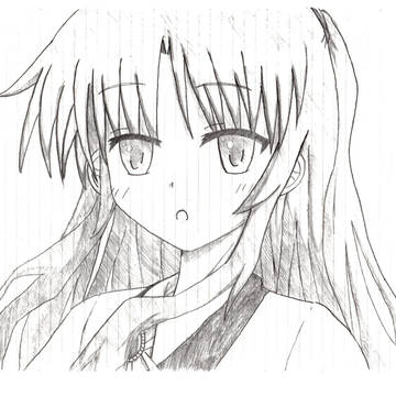 橘奏をシャーペンのみで描いてみた