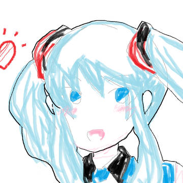 マウスで描いた