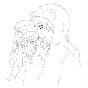 くま３兄妹
