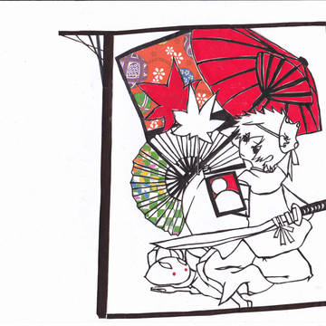 【切り絵】和風に・・・２