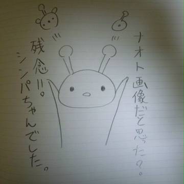 残念！シンパちゃんでした