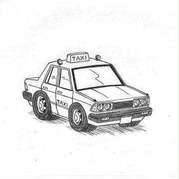 日産・910ブルーバード　タクシー仕様（デフォルメ）