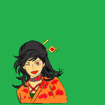 マウスでお絵描き・・・神谷さん