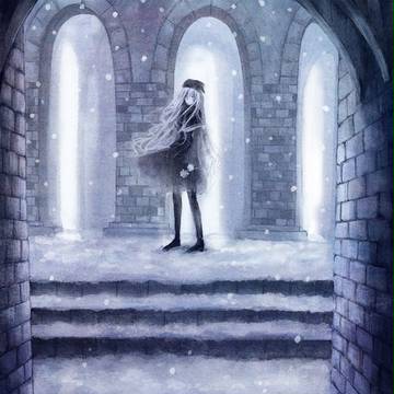 雪と女の子