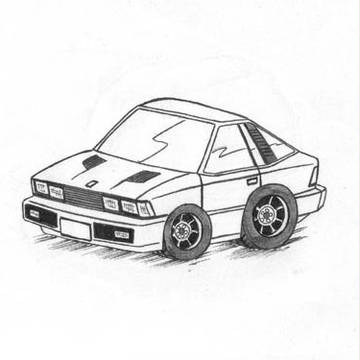日産・S110ガゼール　3ドアHB（デフォルメ）