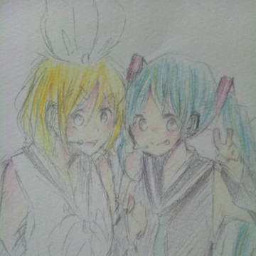 リンとミク