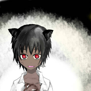 褐色猫娘