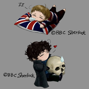 【BBCSherlock】Chibi Sherly&Johnny