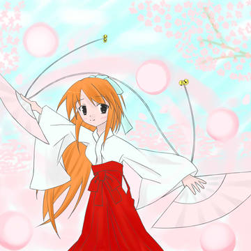 春の奉納　桜の舞