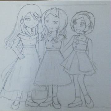 線画←書いてみたｗ