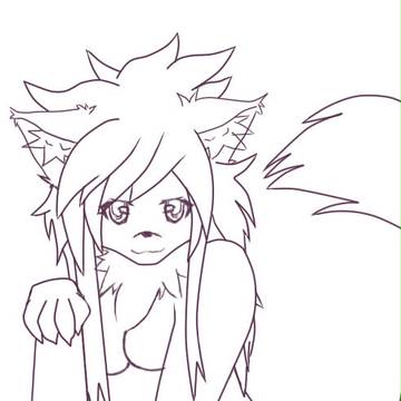 獣人さん【線画】