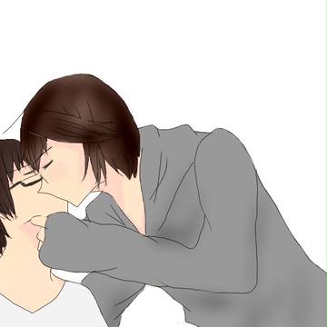 原稿を書き上げた本田さんとそれを手伝ってた香くん
