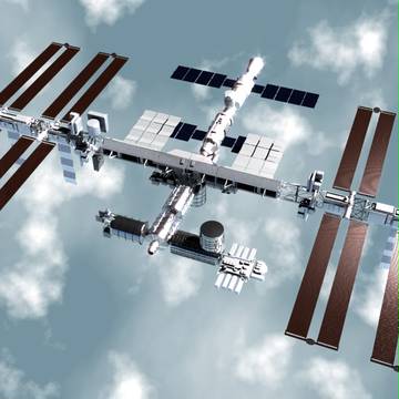 国際宇宙ステーション(超ローポリ仕様)