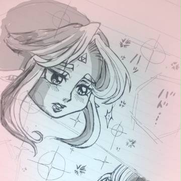 少女漫画風バドリン
