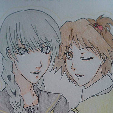 [女装]主人公&陽介[ペル4]