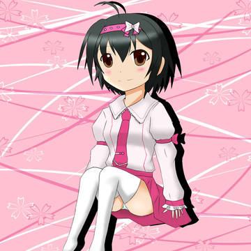 小日向ちゃんが座ってるだけ