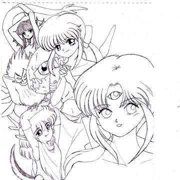 ３×３EYES　初投稿塗ってくれます？