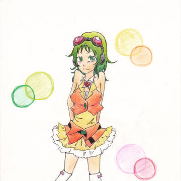 近所の子の入学祝いにGUMIを塗った