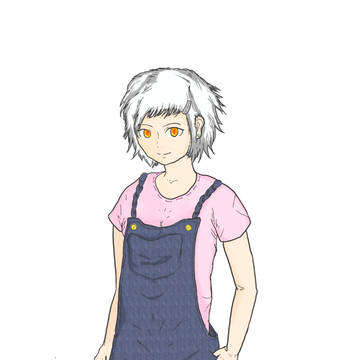 オーバーオール娘