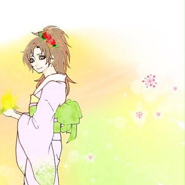 女装伊作。