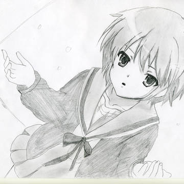 長門を描いてみたんだが