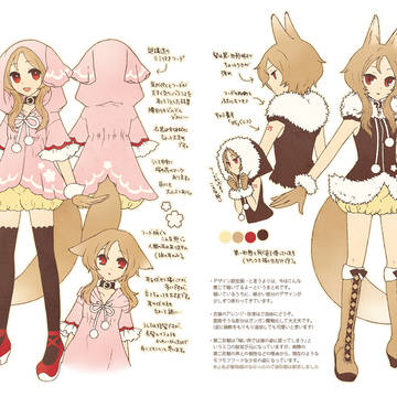 櫻歌ミコの設定画っぽいもの2012
