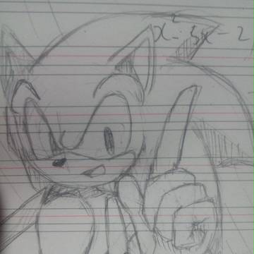 塾で描いた～