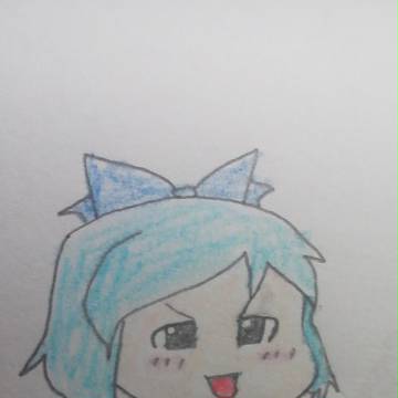 ゆっくり顔チルノ