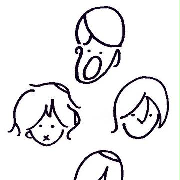 アルファベットで描いてみた