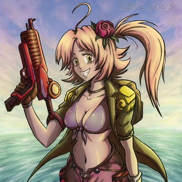in the sea