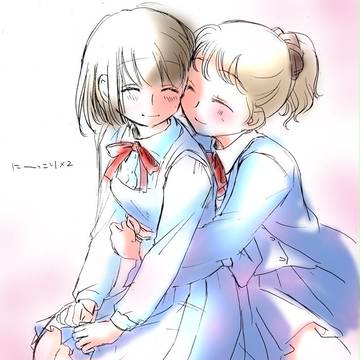 にーっこり×2
