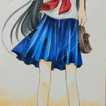 まだ暑い夏の日