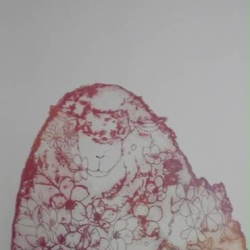 春 (一版多色刷り)