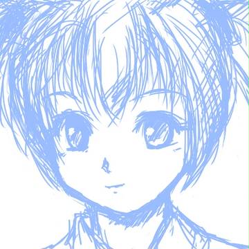 ミクさん初描き