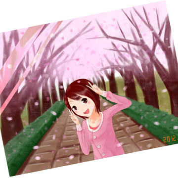 桜並木