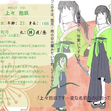 【ぴく花守】上々　抱玖【花守人】
