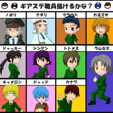 ギアステ職員描けるかな?